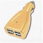 四个接口USB车载充电器,4端口USB车载充电器