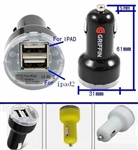UL认证3400mA 车载充电器 usb车载充电器