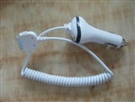 供应苹果ipad车充,车载ipad充电器带弹簧线