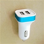 智能IC双核 5V3.1A车载充电器 双USB车充